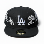 NBA New Era Flat Brim Cap Black