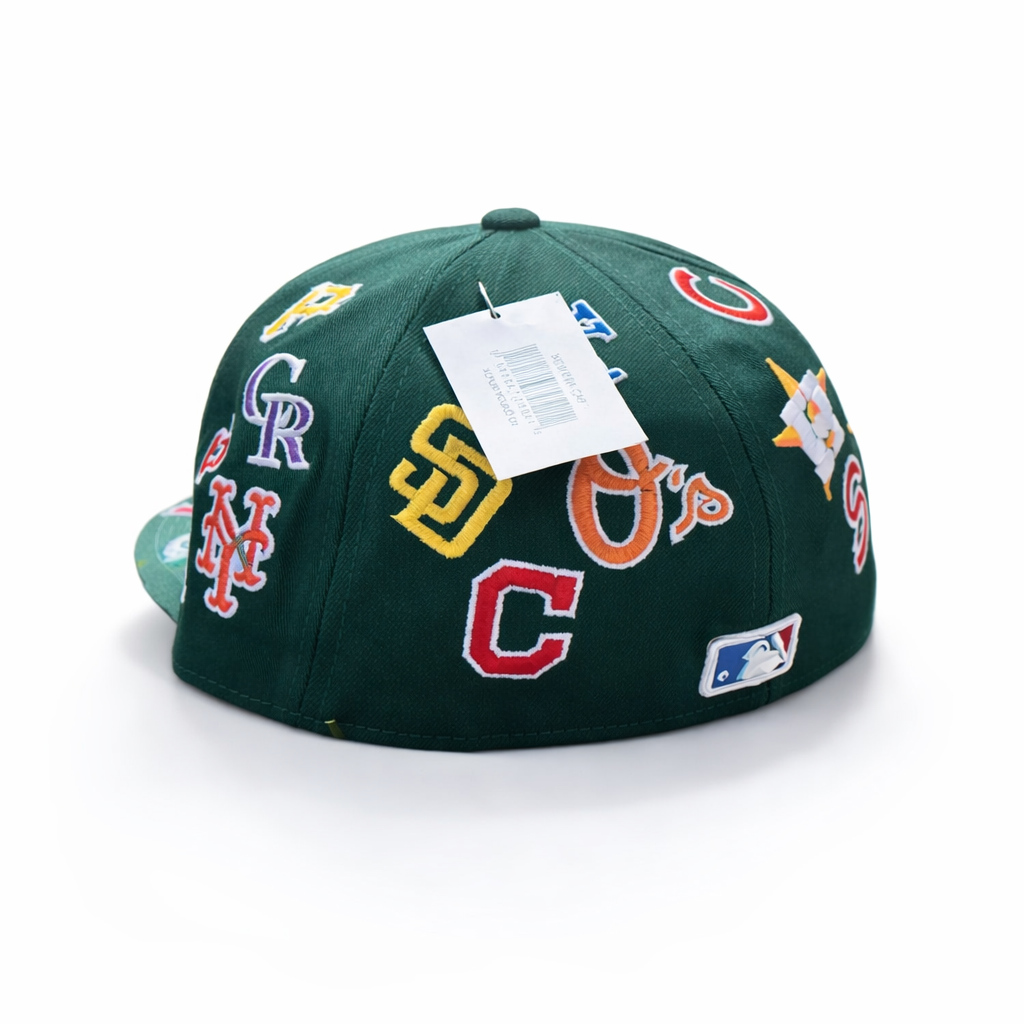 NBA New Era Flat Brim Cap Green