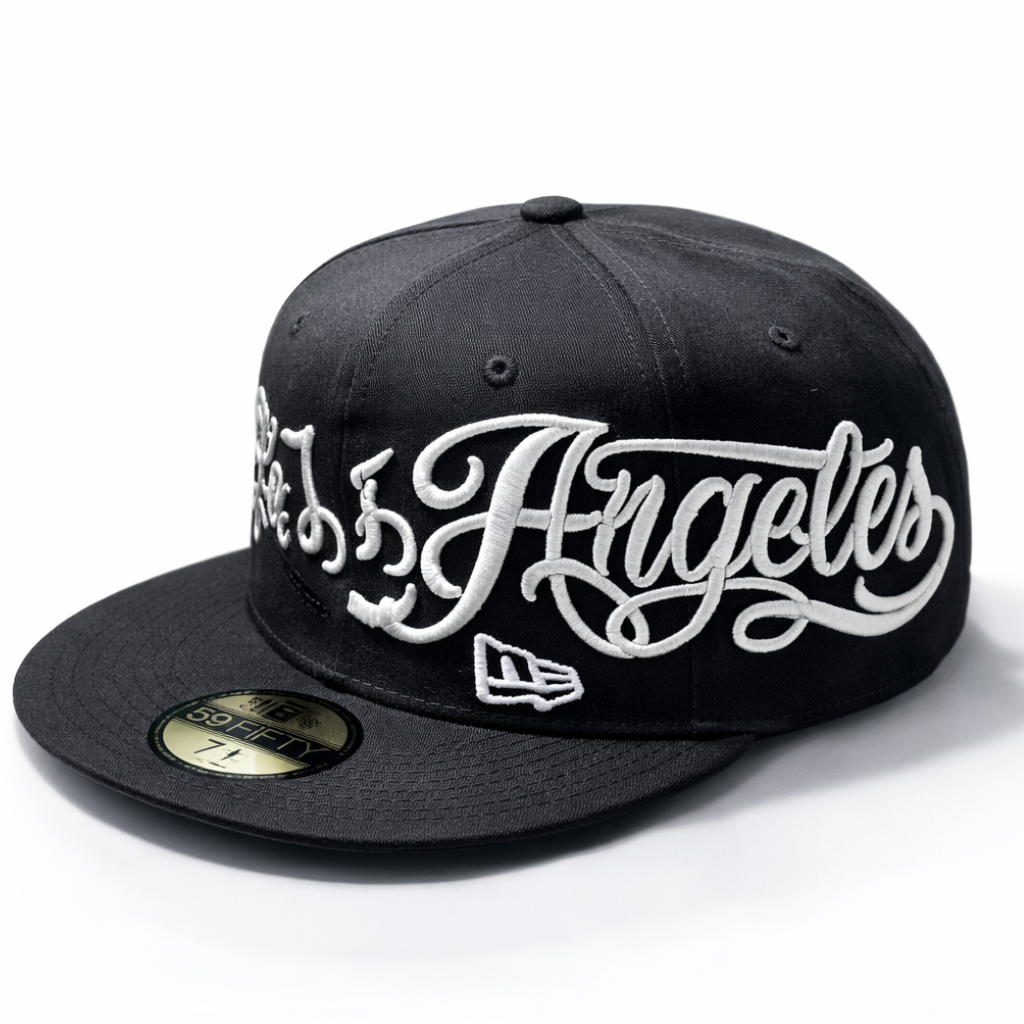 NBA New Era Flat Brim Cap Black