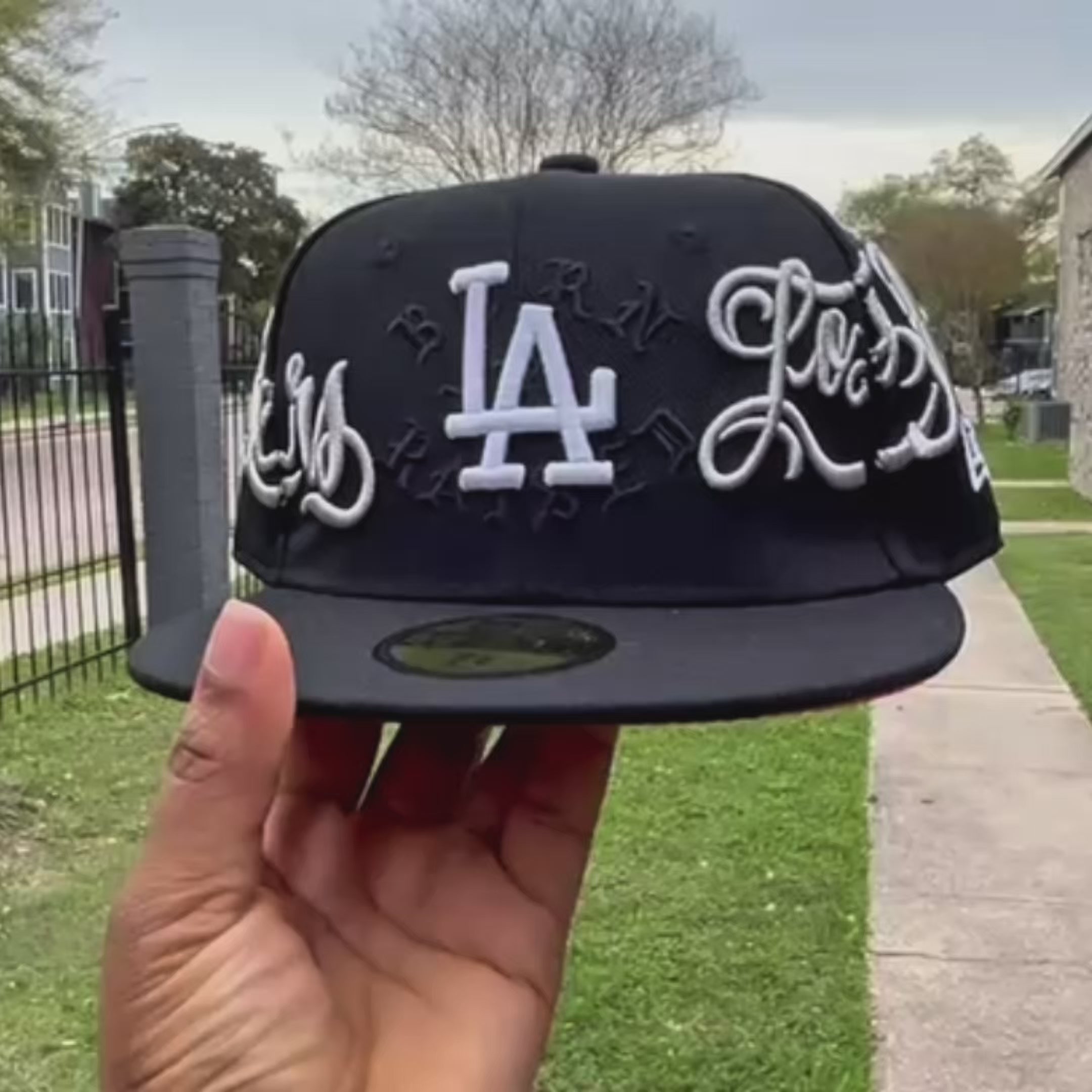 NBA New Era Flat Brim Cap Black